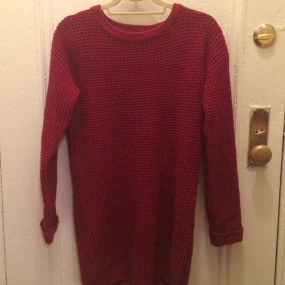 Red Knit 🧶 cardigan from H&M